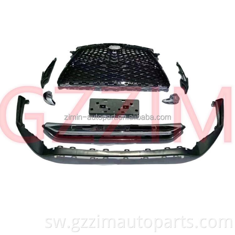 2019-2021 LX RX Upgrade To F-sport Front Spoiler & Grille Set